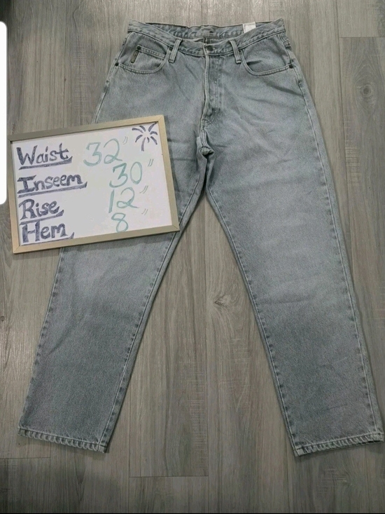 Armani Exchange Other - Armani Jeans Mens Blue Jeans Sz 34x32 Denim 90s Light Wash Straight Leg VTG USA